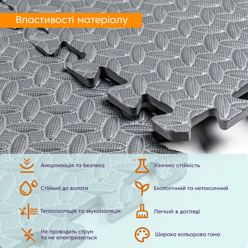 Підлогове покриття пазли Silver 60*60*1см - Зображення 4